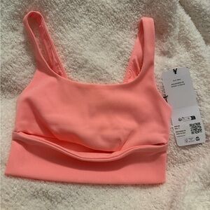 NWT ALO Yoga Bubblegum Sports Bra S